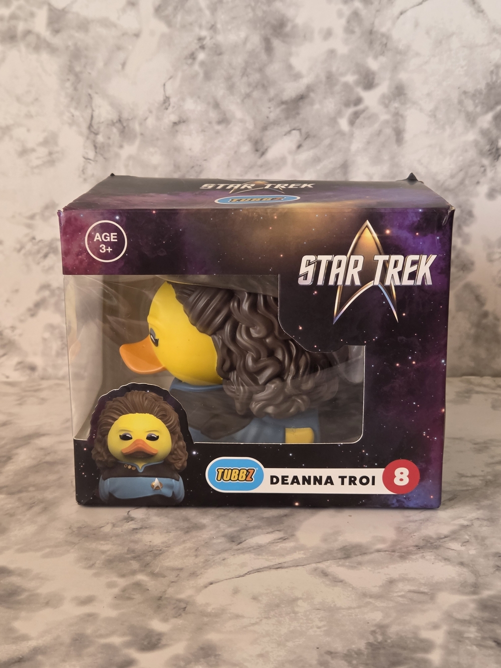 Star Trek Deanna Troi #8 - Yellow Vinyl Duck Collectible